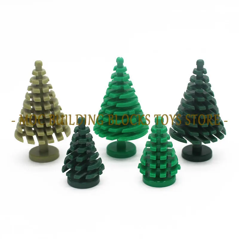 Bonsai Garden Lego - 10pcs/bag MOC Bricks 3471/2435 Tree Pine