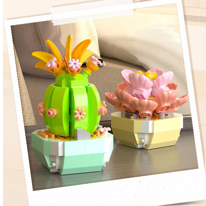 Flower Succulents Building Blo - Bonsai Garden Lego ulasan dan harga