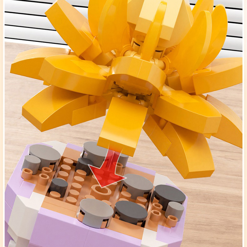 Flower Succulents Building Blo - Bonsai Garden Lego ulasan dan harga