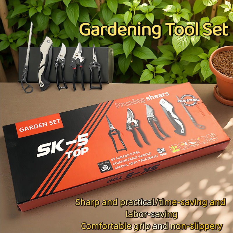 5Pcs Garden Tool Set SK-5 Stee - Bonsai Saw Folding ulasan dan harga