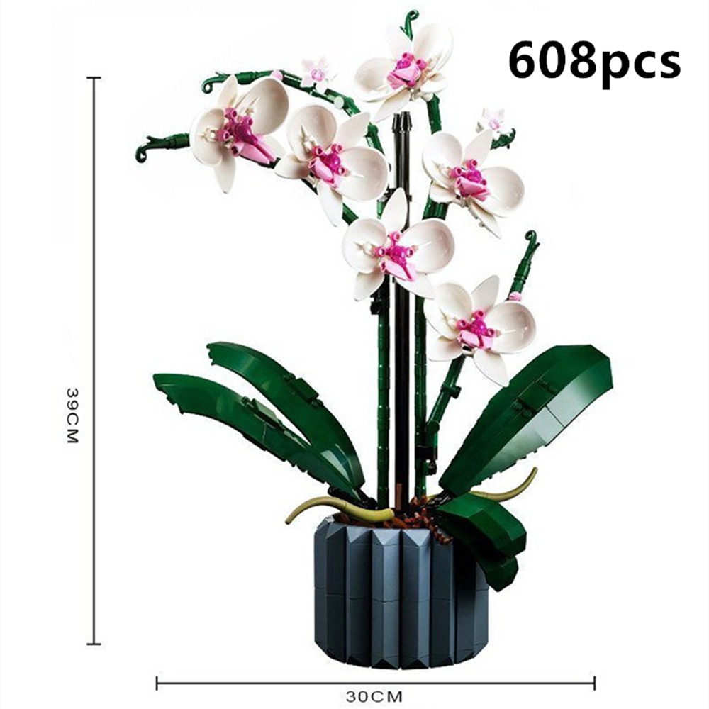 Funny Joy Orchid Flowers Bouqu - Bonsai Garden Lego ulasan dan harga