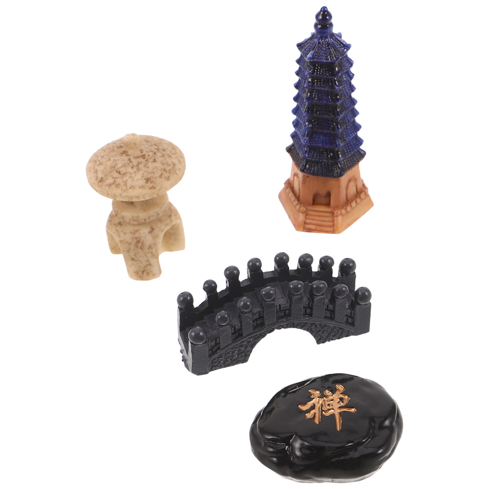 4Pcs Japanese Miniature Zen Ga - Bonsai Zen Garden Set ulasan dan harga